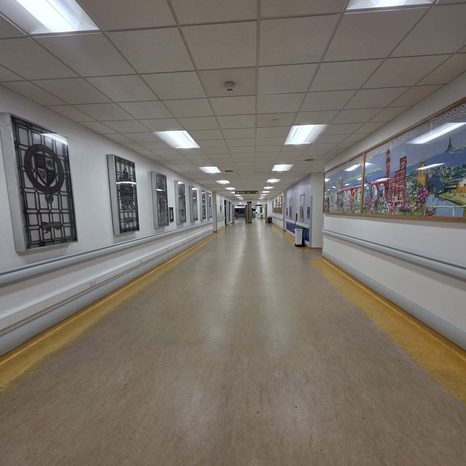 Blackburn Royal Hospital Corridors Mayco